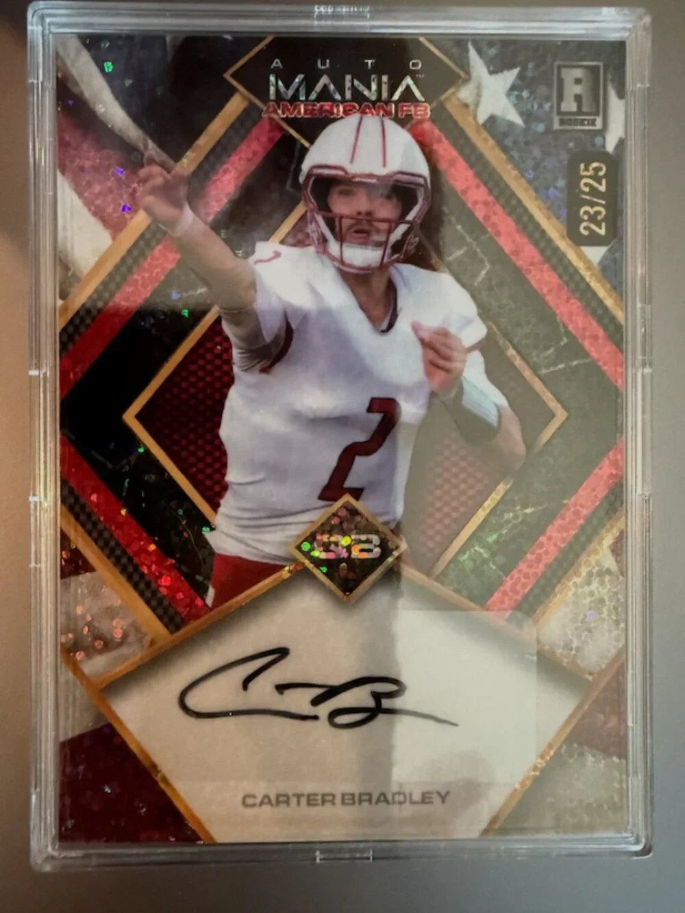 Carter Bradley Auto AMAD-CB | 2024 Wild Card Auto Mania | 23/25 | Rookie